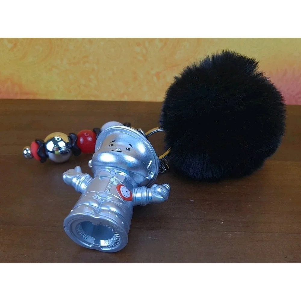 New Fisher Price Little People Wizard Of‎ Oz Tin Man Handmade Keychain Backpack
